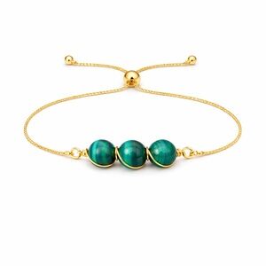 Malachite Lariat Bracelet